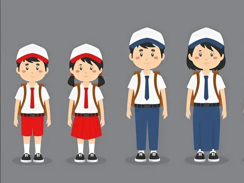 Ilustrasi proyek seragam gratis 2025 di Kabupaten Jombang