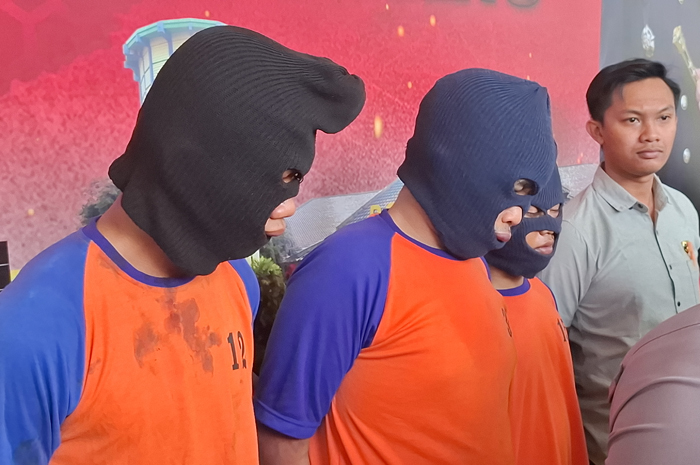 Tiga pelaku pembunuhan kepada gadis asal Sumobito Jombang yang telah dibekuk polisi