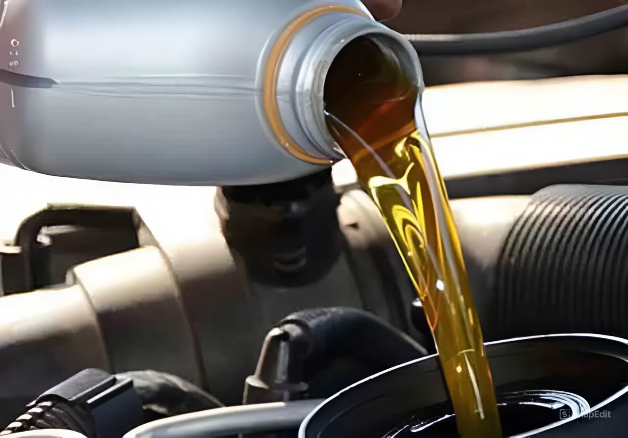 Ilustrasi oli motor matic