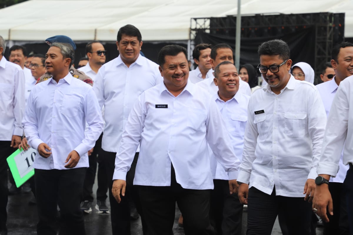 Warsubi-Salman saat menjalani persiapan pelantikan di Jakarta