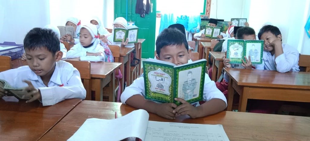 Ilustrasi pembelajaran siswa saat bulan ramadan yang akan berubah dan berkurang jamnya