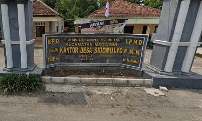 Ilustrasi kantor desa Sidomulyo, Megaluh, Jombang