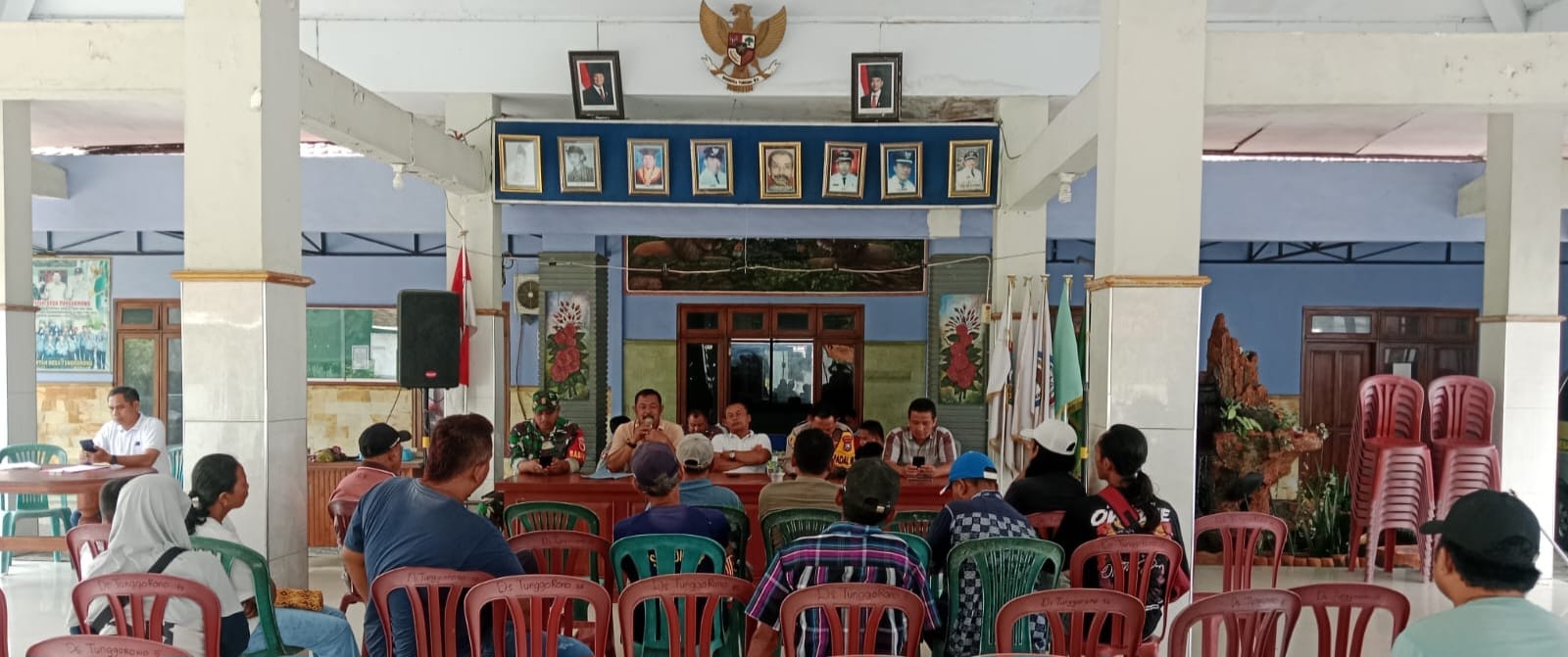 Mediasi yang dilakukan antara warga gogol dan pengembang perumahan di Tunggorono Jombang