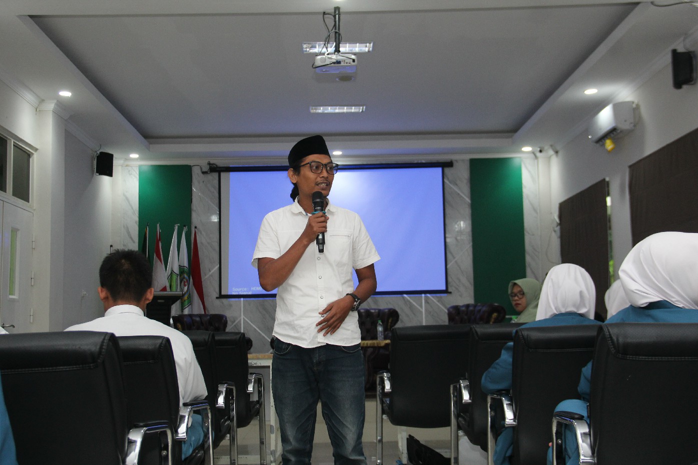 SIswa MAN 1 Jombang saat mendapat workshop Jurnalistik bersama Jawa Pos Radar Jombang
