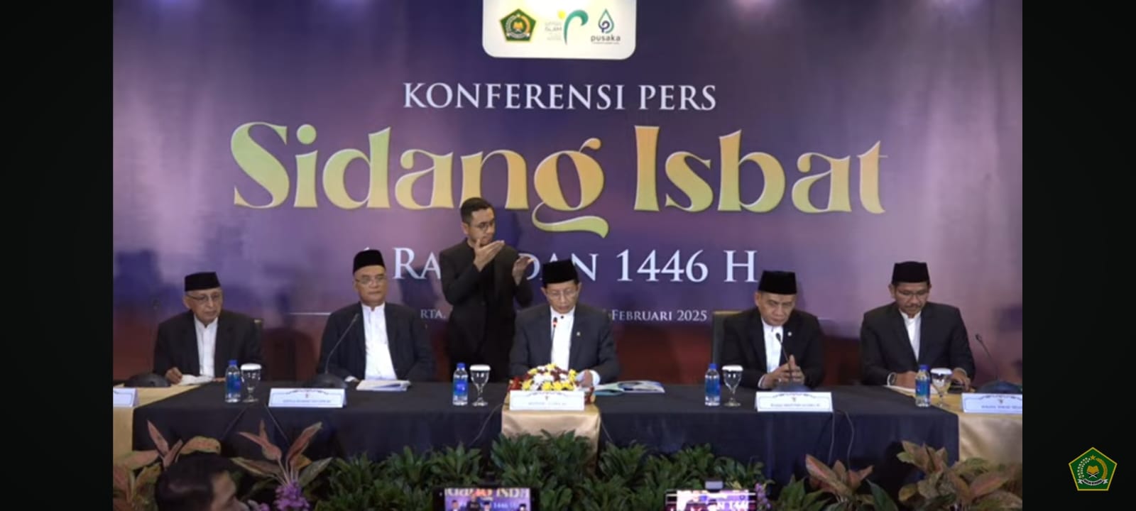 Kemenag RI mengumumkan awal Ramadan 1446 H jatuh pada 1 Maret 2025