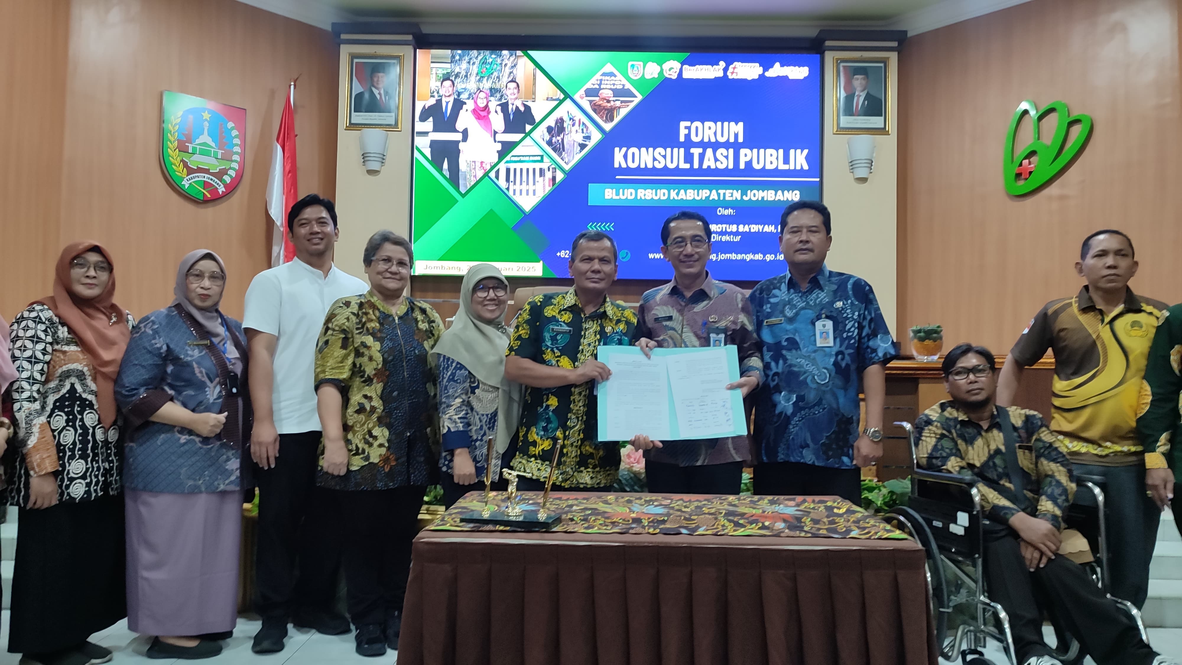 Kegiatan FKP yang dilakukan RSUD Jombang untuk menyiapkan layanan KRIS