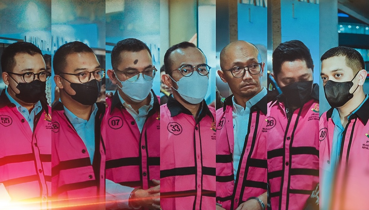 7 dari 9 tersangka kasus korupsi minyak mentah di Pertamina serta masing-masing perannya dalam kasus ini