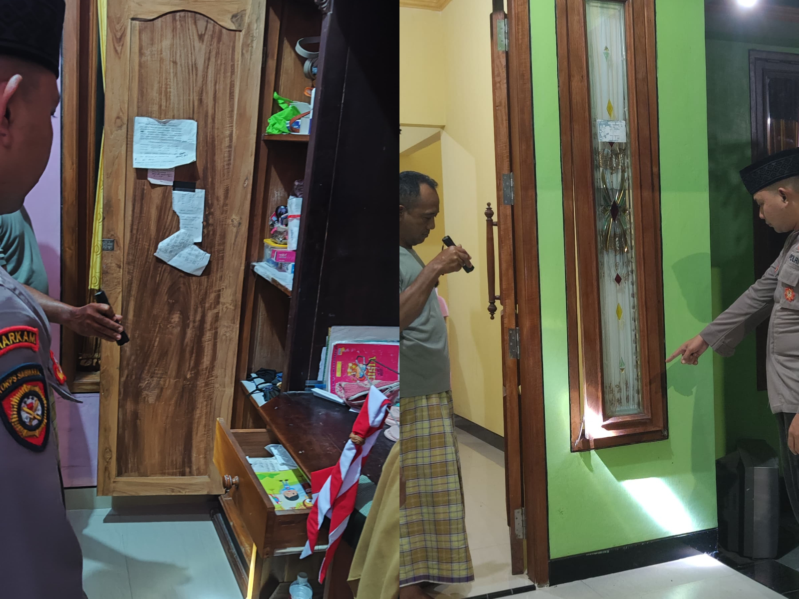 Rumah milik PNS di Jombang dibobol maling.