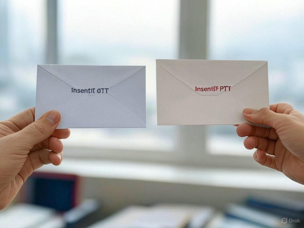 Ilustrasi perbedaan insentif GTT dan PTT