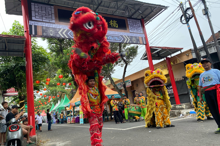 Festival kampung pecinan yang digelar Pemkab Jombang di sepanjang Jl Buya Hamka