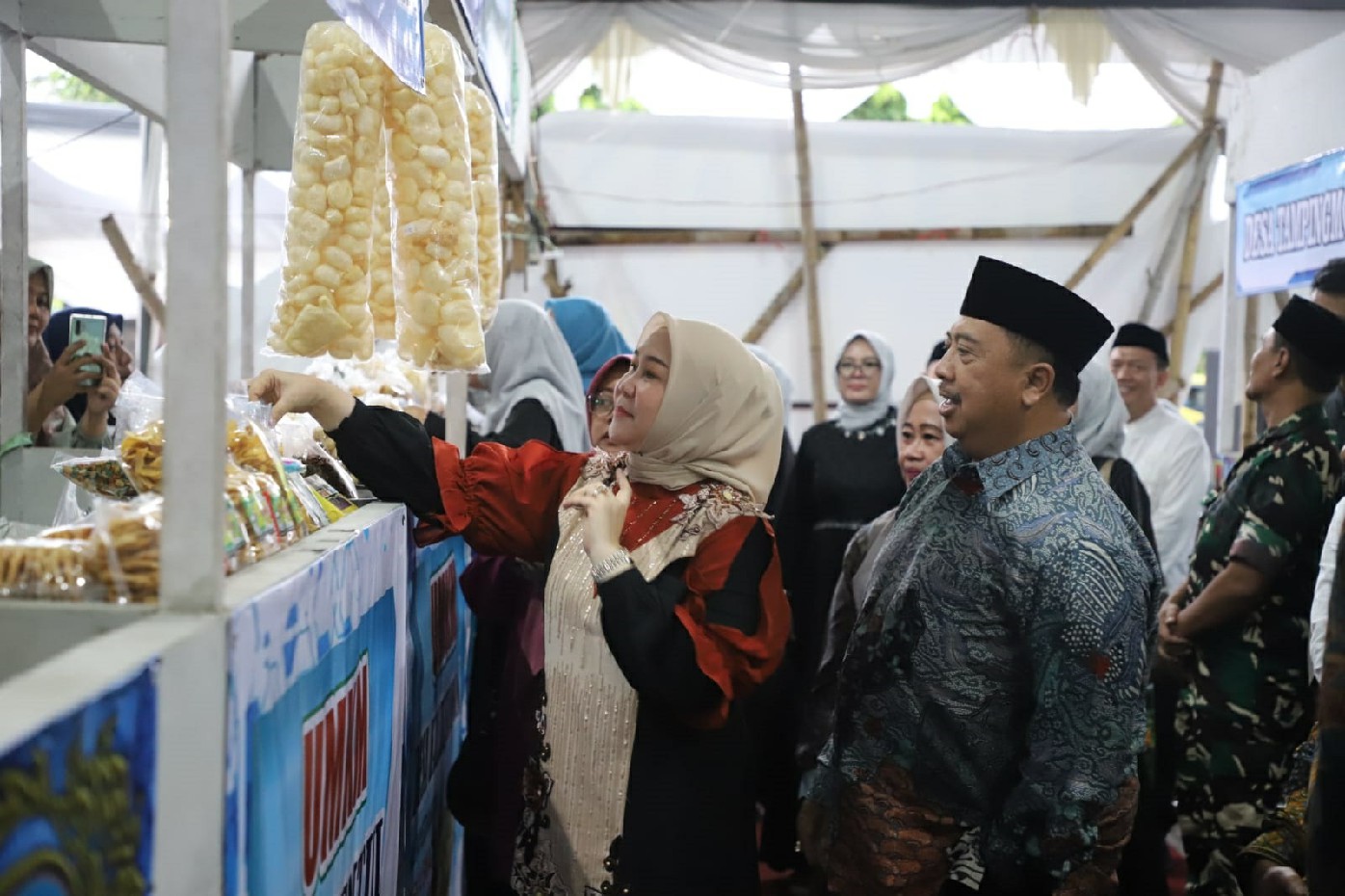 Pasar Ngrawan yang kini disulap menjadi rest area baru bernama Jujugan Istirahat