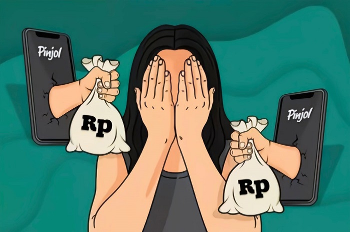 Ilustrasi pinjol (Jawa Pos)