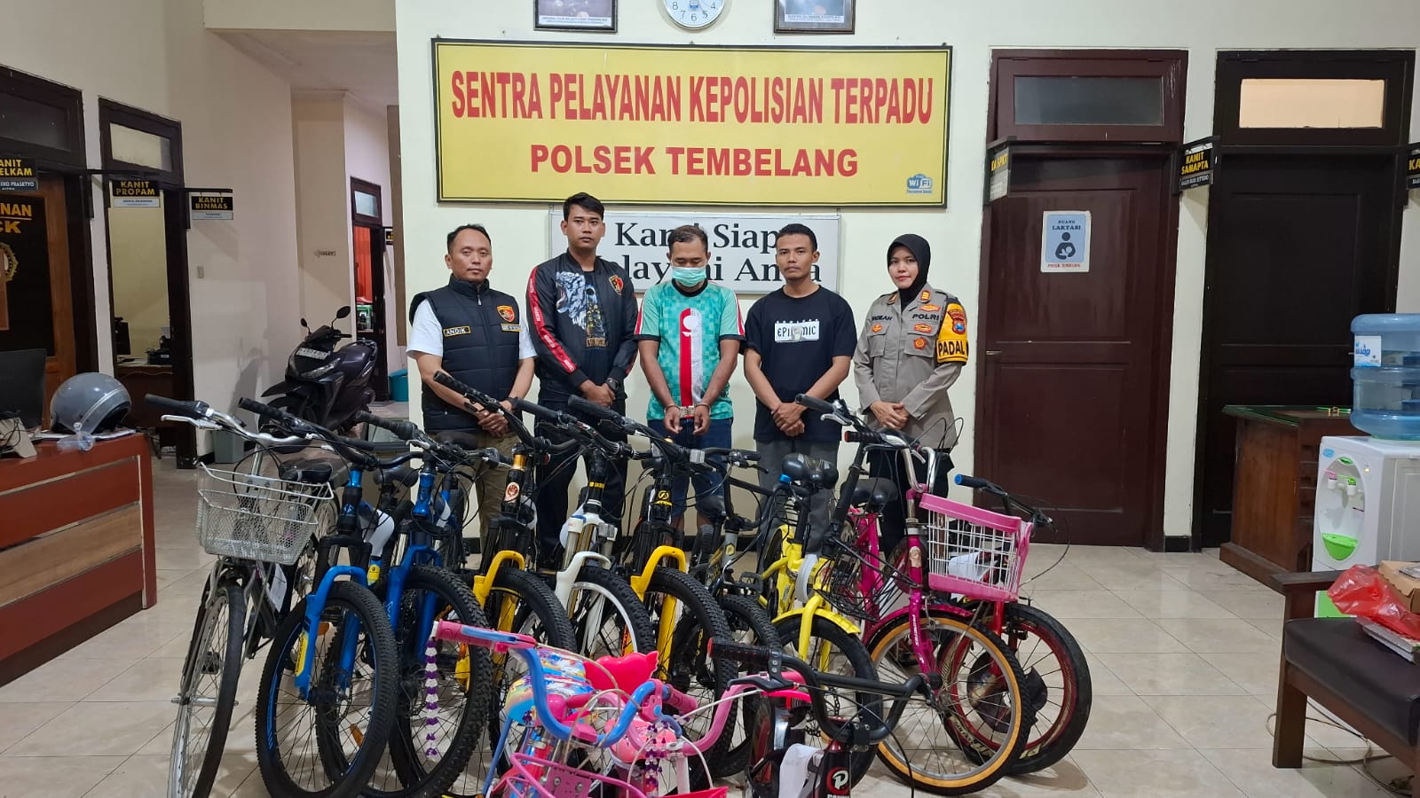 Pencui sepeda angin di bekuk Polsek Tembelang,  Jombang Rabu (16/4)