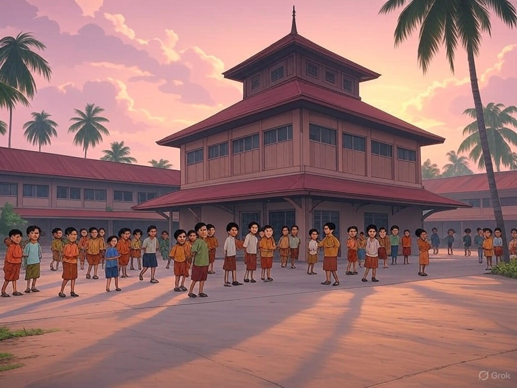 Ilustrasi Sekolah Rakyat