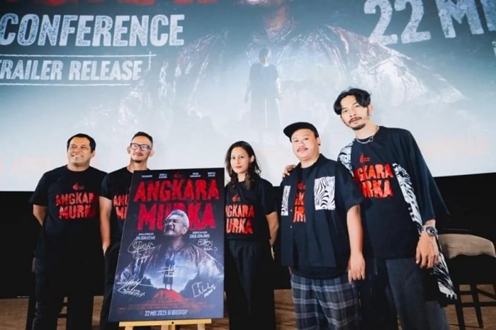 Para pemain Angkara Murka yang akan tayang di Bioskop 22 Mei 2025 mendatang.