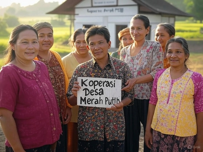 Ilustrasi Koperasi Desa Merah Putih