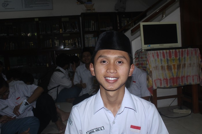 Abdul Aziz Rafli, Kelas XI-MIA MA Salafiyah Syafiiyah Tebuireng