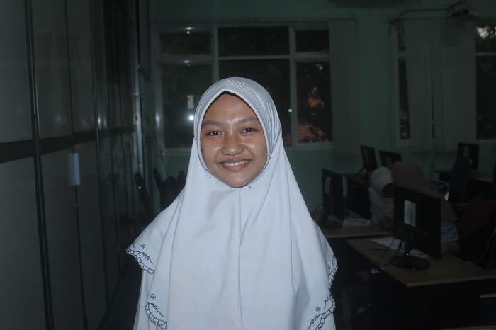 Naraswari Aqilah Talenta kelas VII-B SMP A Wahid Hasyim Tebuireng