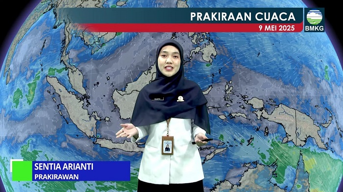 Prakiraan cuaca 5 Mei 2025