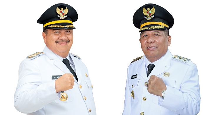 VISIONER: Bupati Jombang Warsubi bersama Wabup Salmanudin Yazid sosok pemimpin yang visioner.