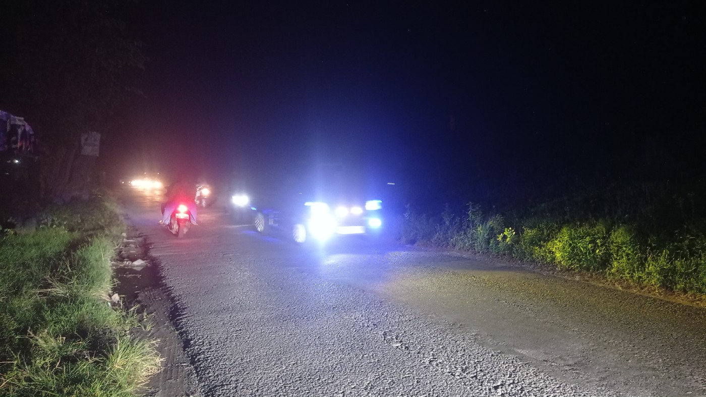 MINIM PJU: Jalan kabupaten di Desa Karangmojo, Kecamatan Plandaan bakal dipasang PJU program PIK (6/6).
