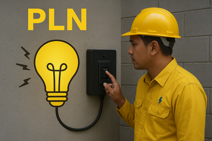 Ilustrasi pemadaman listrik oleh PLN (chatgpt)