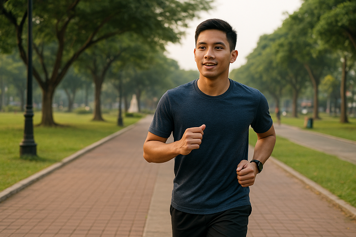 Ilustrasi jogging di Alun-alun Jombang
