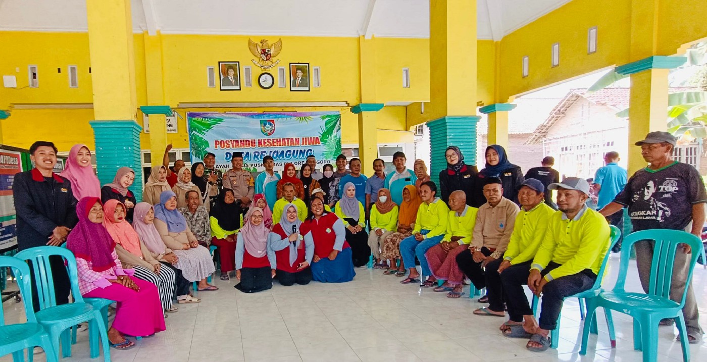 Kegiatan mahasiswa UMM saat KKN-PMM di Desa Jombok, Kecamatan Ngoro, Jombang