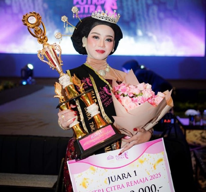 Zara Qoreena Alexa Cindarbumi siswi MTsN 3 Jombang