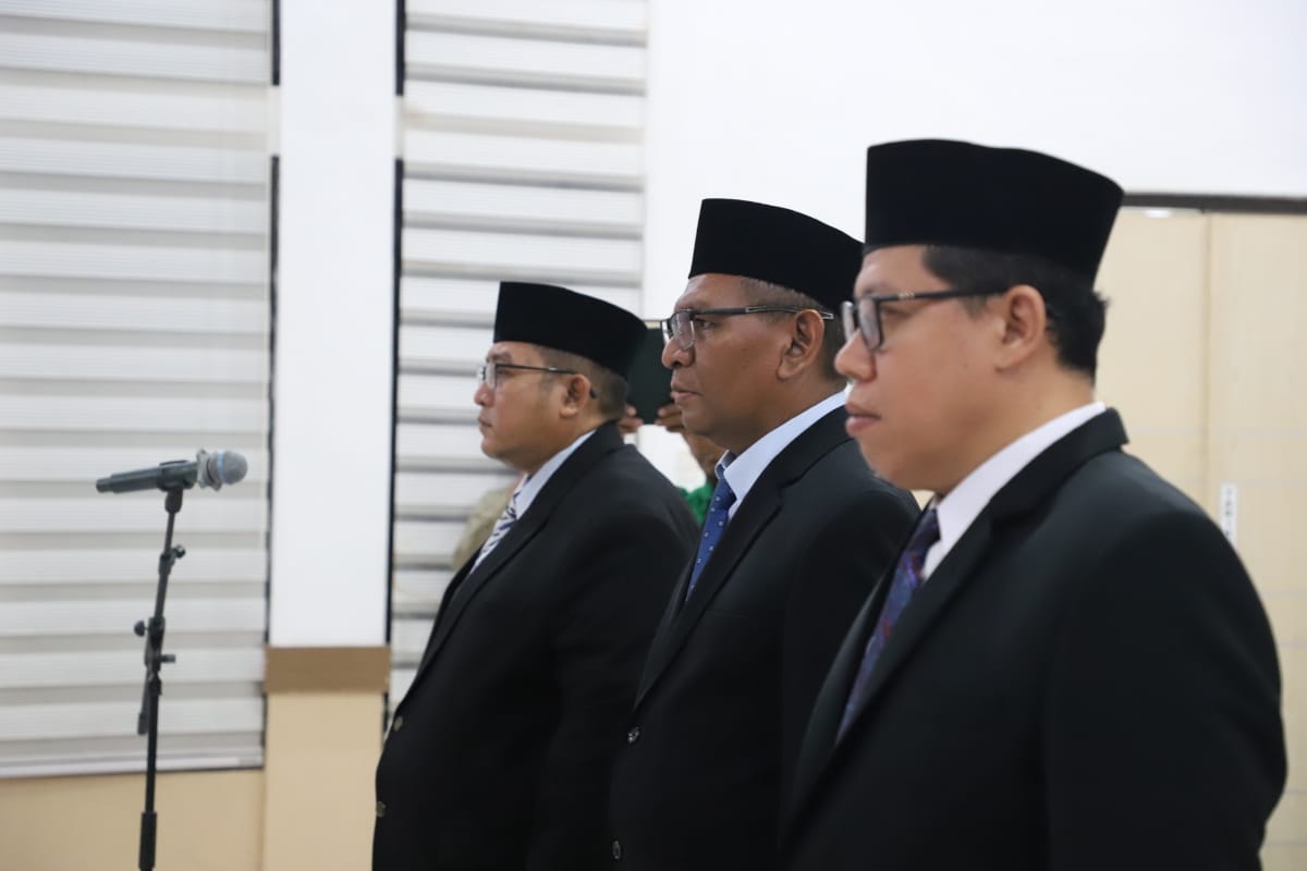 LOLOS MUTASI: Tiga pejabat eselon II B ini dipastikan tidak ikut job fit karena baru dilantik  Juli 2024 lalu.