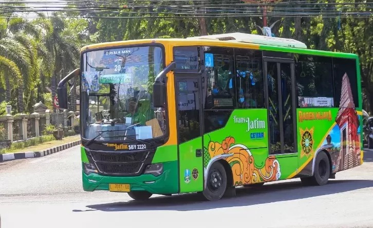 Ilustrasi bus Trans Jatim