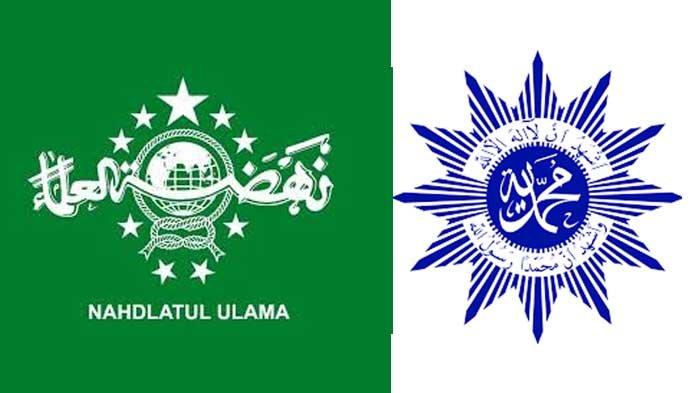 Logo Nahdlatul Ulama (NU) dan Muhammadiyah