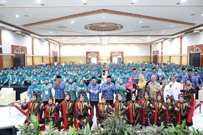 Dinas Pemberdayaan Masyarakat dan Desa (DPMD) Kabupaten Jombang mendukung kegiatan Jambore Kader PKK  2025 yang dilaksanakan di ballroom Hotel Yusro Jombang, Rabu (17/9).