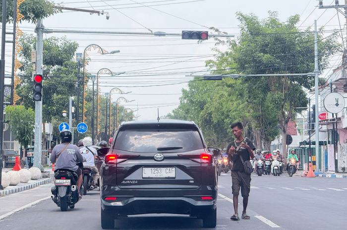 sejumlah gelandangan dan pengemis menjamur di Jombang.