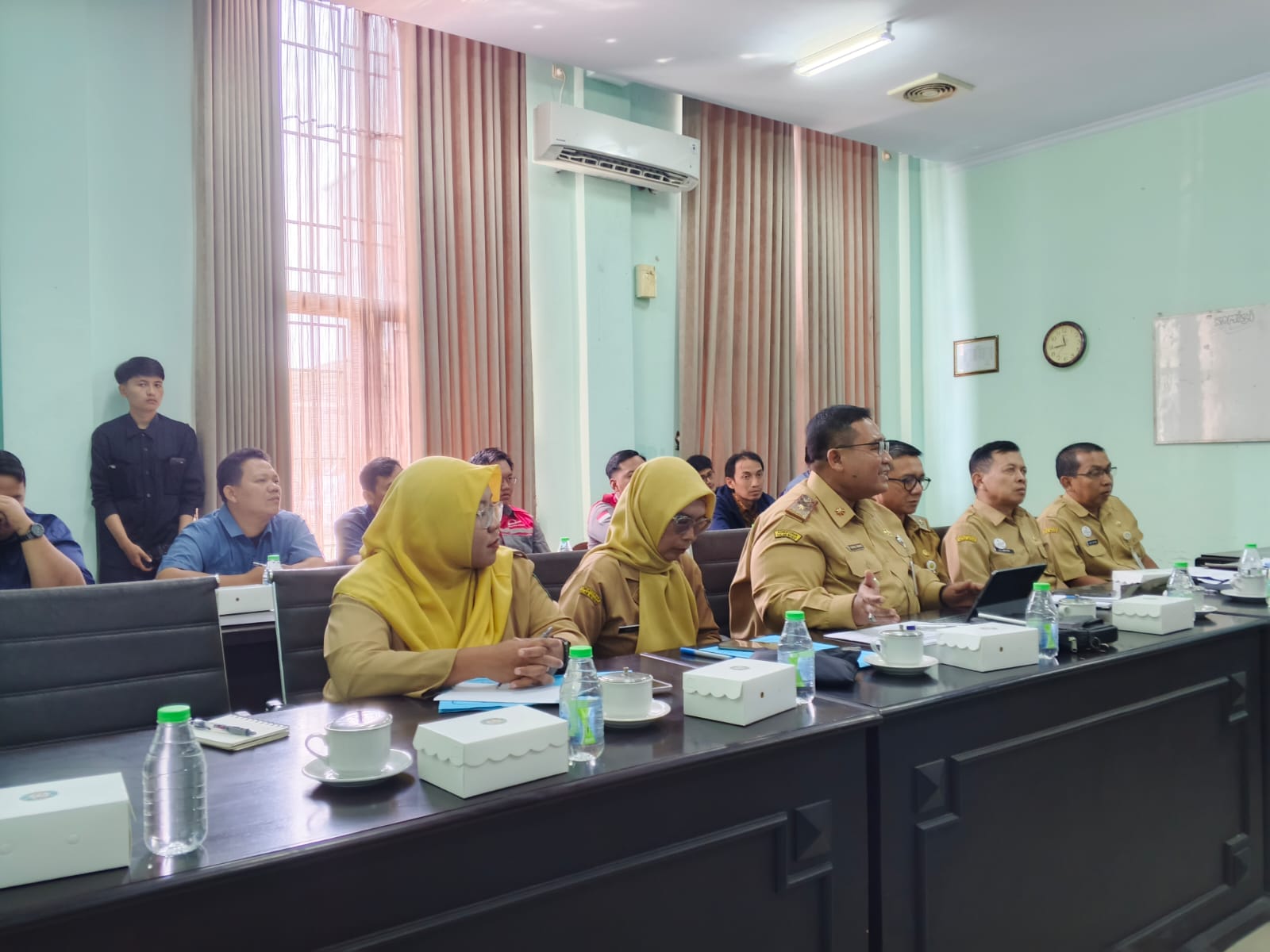 Komisi C DPRD Jombang menggelar rapat dengar pendapat (RDP) dengan Dinas Perumahan dan Permukiman (Perkim) Jombang, Senin (22/9)