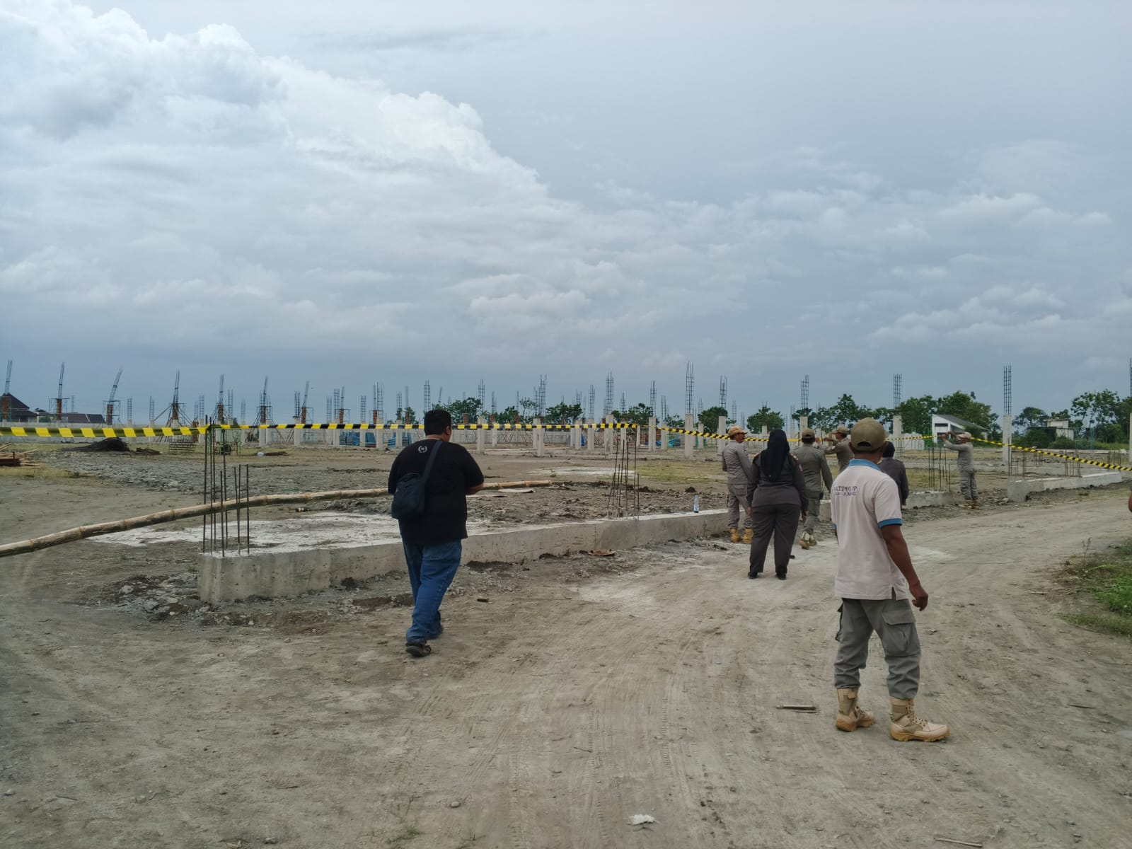 Lokasi pembangunan pabrik  PT Jian You yang dihentikan Pemkab Jombang