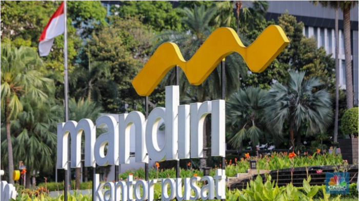 Foto: Ilustrasi Gedung Bank Mandiri.