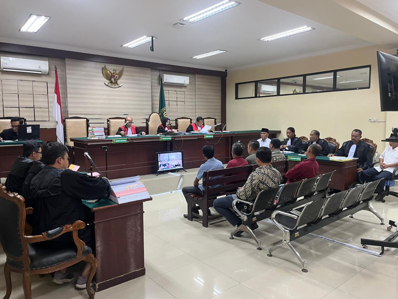Sidang korupsi dagulir Bank UMKM Jatim ke Perumda Panglungan yang digelar di Pengadilan Tipikor Surabaya