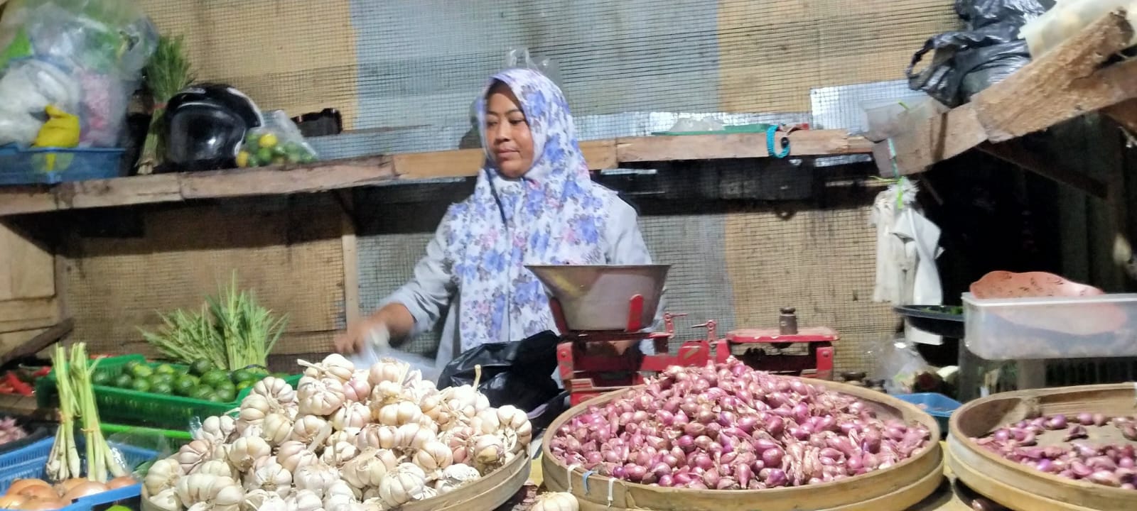 Pedagang di Pasar Citra Niaga (PCN) Jombang