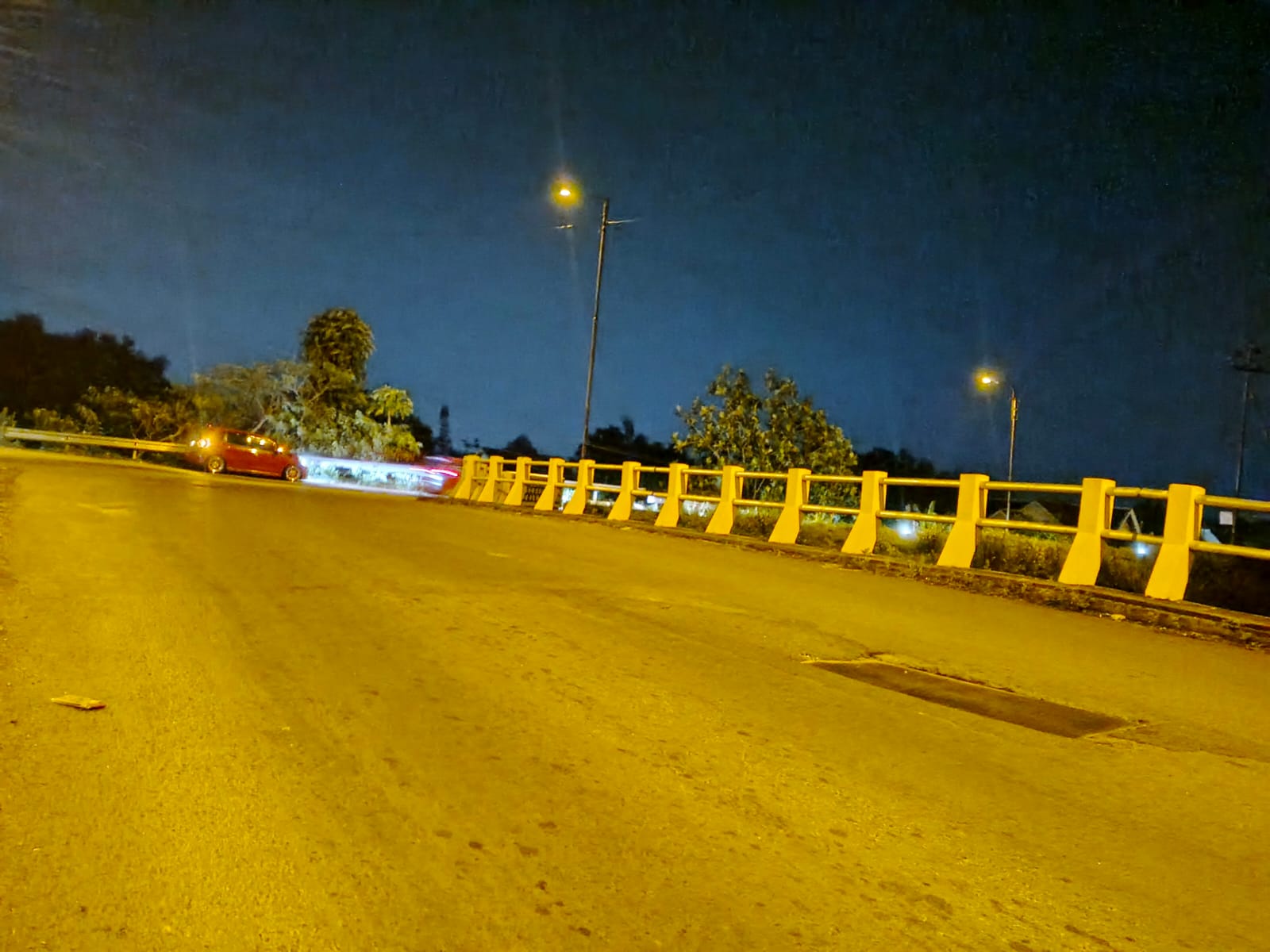 Kondisi Jembatan Kasemen di Kecamatan Gudo kembali rusak.