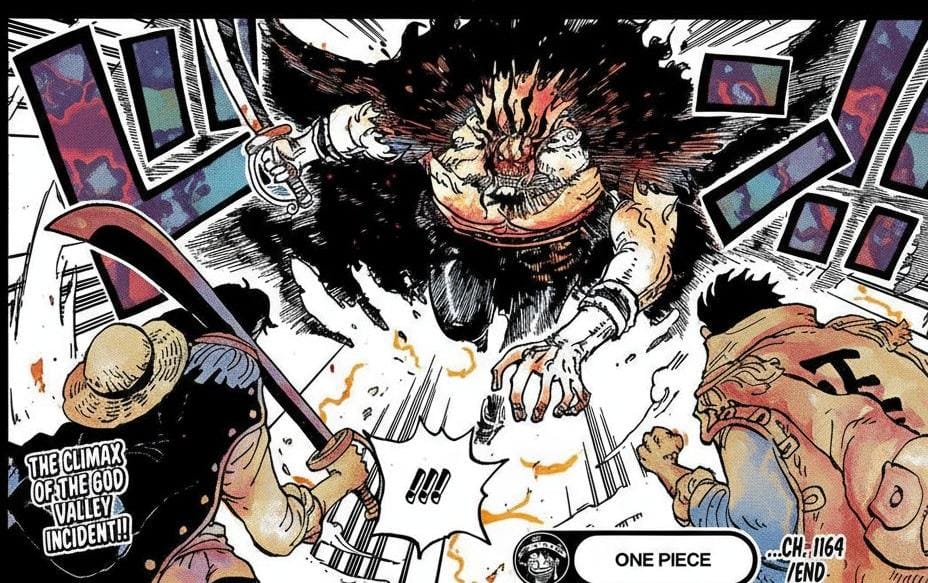 Spoiler Lengkap One Piece 1165: Kelompok Bajak Laut Rocks di God Valley