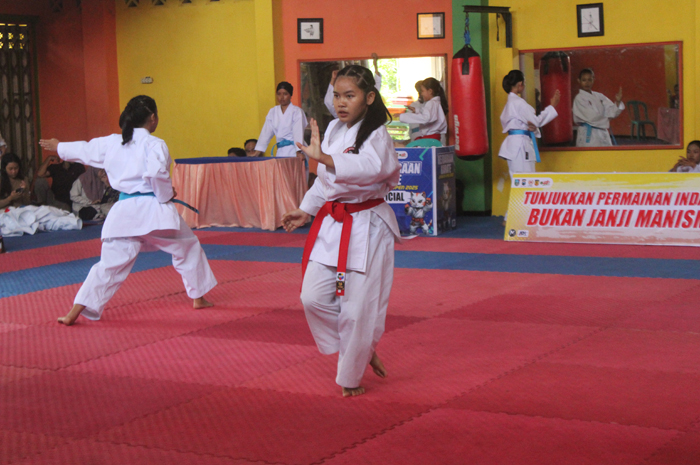 karateka mengikuti Popkab 2025.