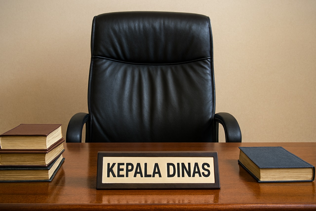Ilustrasi kursi kosong kepala dinas