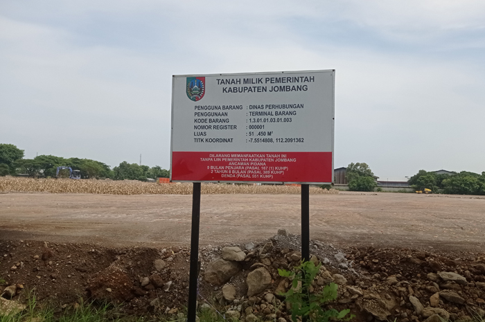Lahan sekolah rakyat di tunggorono Jombang