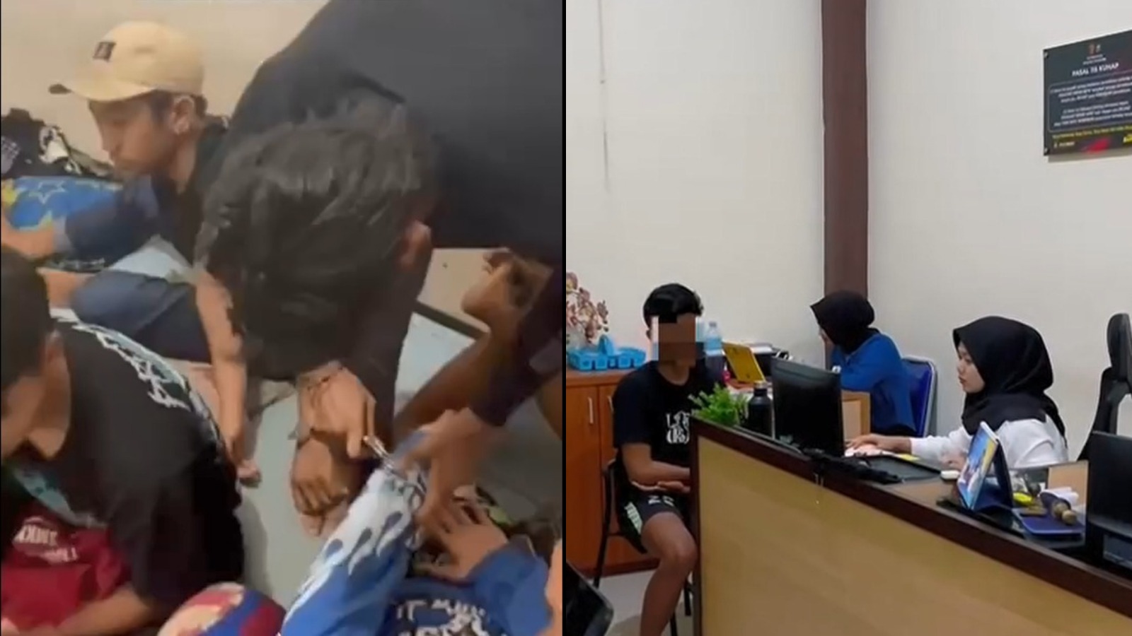 Sebanyak 9 orang pesilat berusia belia yang membuat onar di Jombang dibekuk Satreskrim Polres Jombang