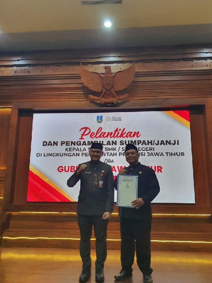 Didik Agus Pramono, SPd MM, Kepala SMAN Ngoro