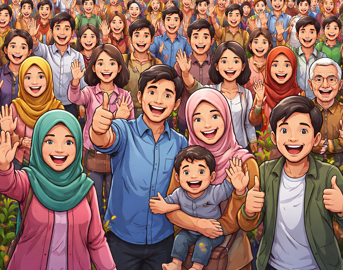Ilustrasi jumlah penduduk