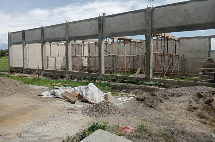 ASET SENDIRI: Pemrintah Desa Plandi Kecamatan Jombang mulai membangun KDMP dengan menggunakan aset desa, (11/1).