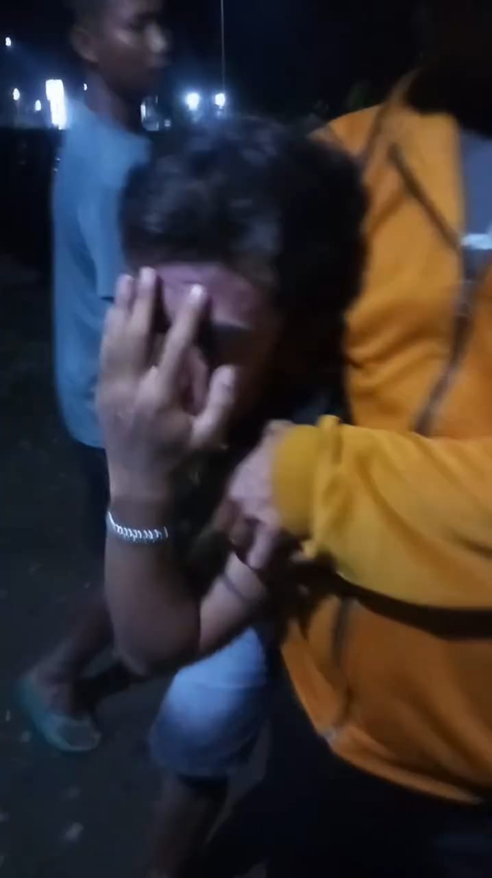 Anggota gerombolan bermotor yang dibekuk warga di Jatipelem, Diwek, Jombang