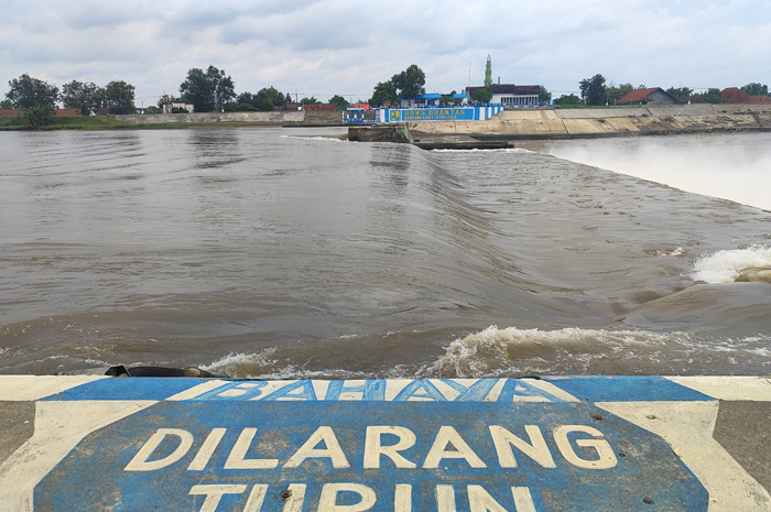 Bendung karet Jatimlerek yang bakal direhab tahun ini